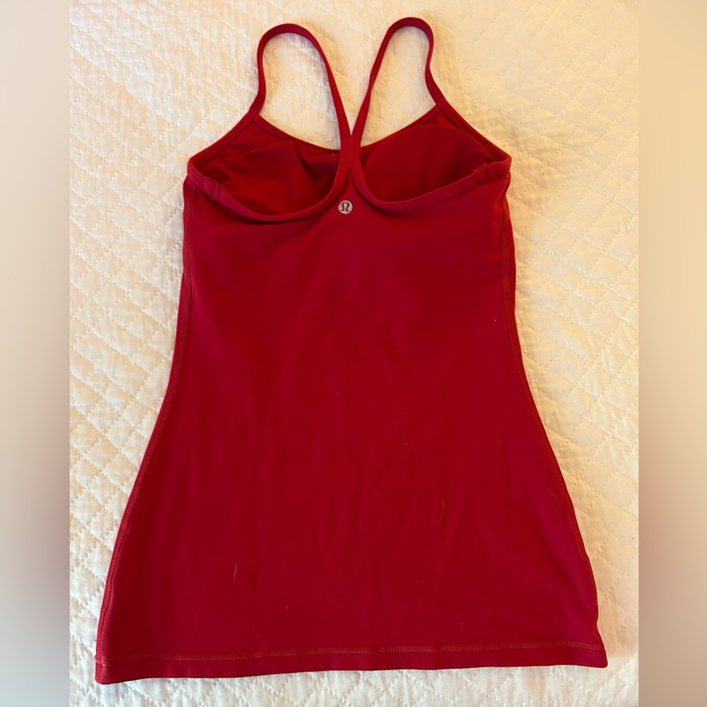 Red Lululemon Athletic Top - Long